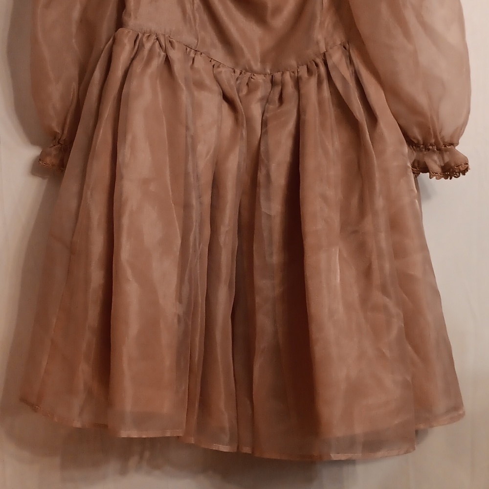 Mable Pink Baby Doll Dress Lined Size Medium - Picture 4 of 8